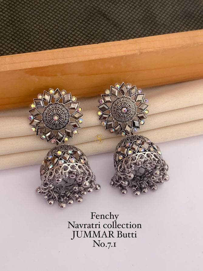 3 Fancy Designer Special Navratri Earrings Wholesale Online
